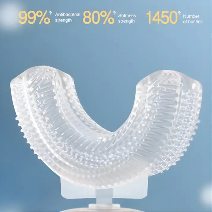 360° Ultrasonic U‑Shaped Kids Toothbrush KIDZEE