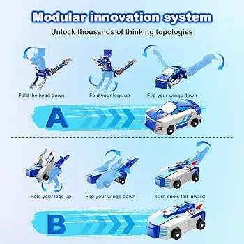 Transforming Dragon Car Toy for Kids KIDZEE