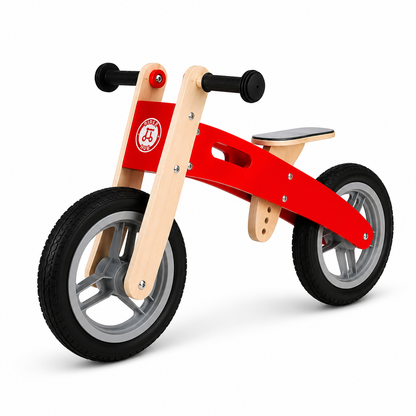 Wooden Balance Bike for Toddlers Adventure Ride‑On