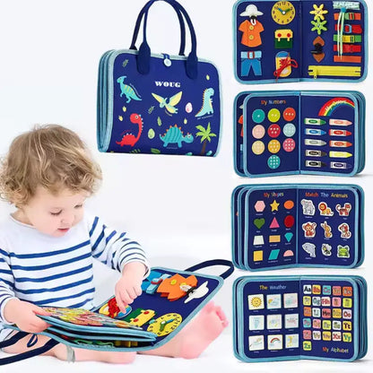 Montessori Busy Board for Toddlers KIDZEE