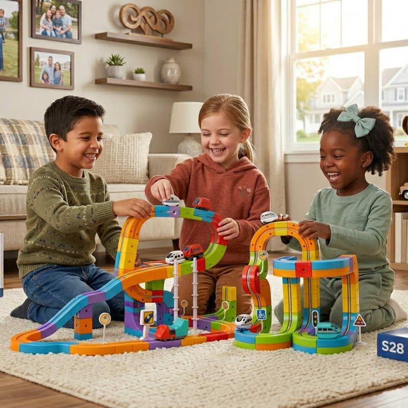 The Magic Track Set Kids Keep Building Again & Again