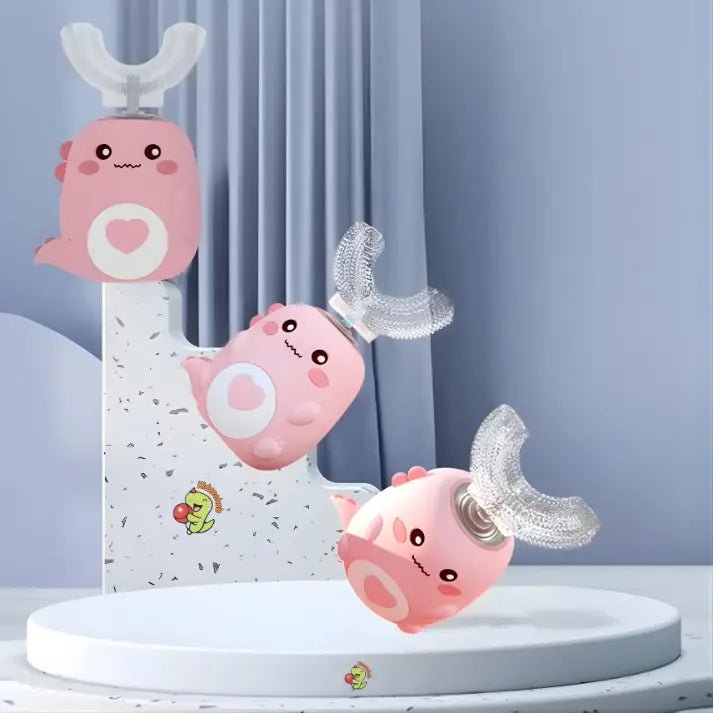360° Ultrasonic U‑Shaped Kids Toothbrush KIDZEE