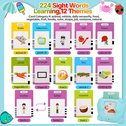 Kidzee™ Talking Flash Cards – Speech Learning for Toddlers KIDZEE