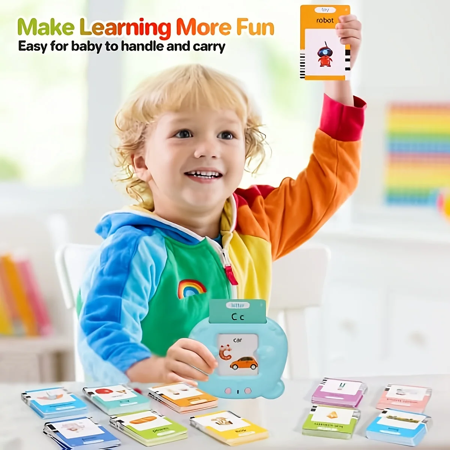 Kidzee™ Talking Flash Cards – Speech Learning for Toddlers KIDZEE