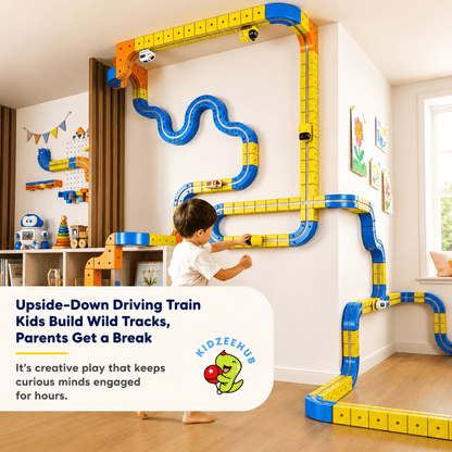 The Magic Track Set Kids Keep Building Again & Again - KIDZEEHUB™