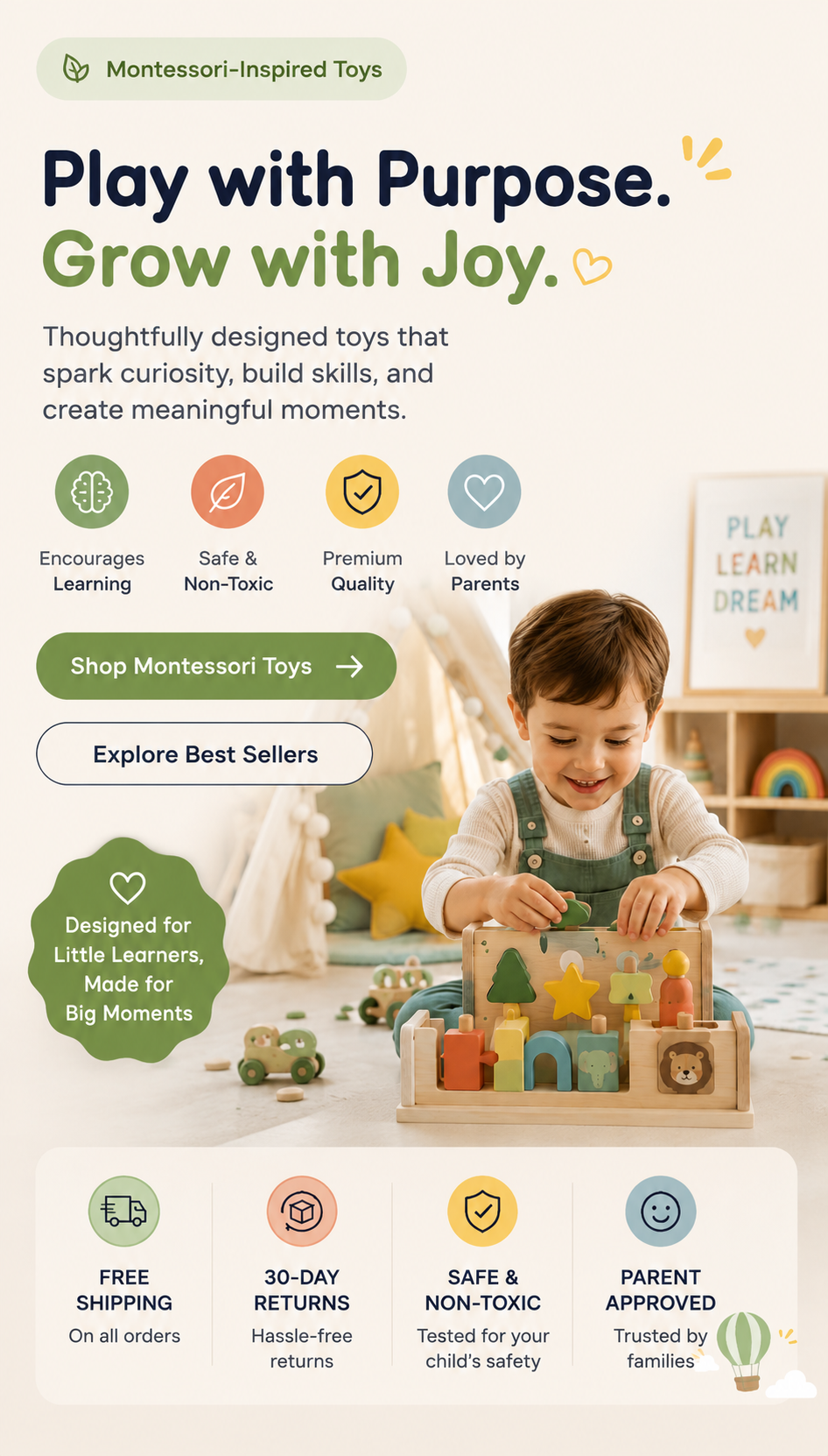 Montessori Inpired Toys Kidzeehub-Banner-Mobile