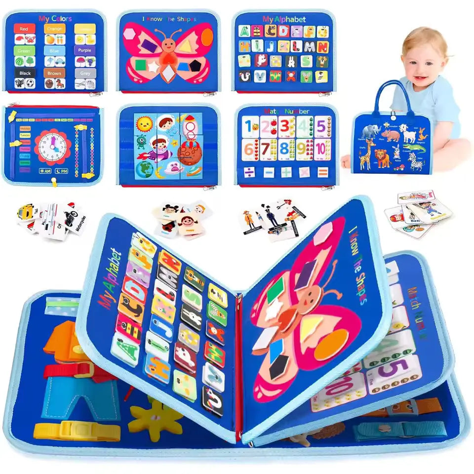 Montessori Busy Board for Toddlers KIDZEE
