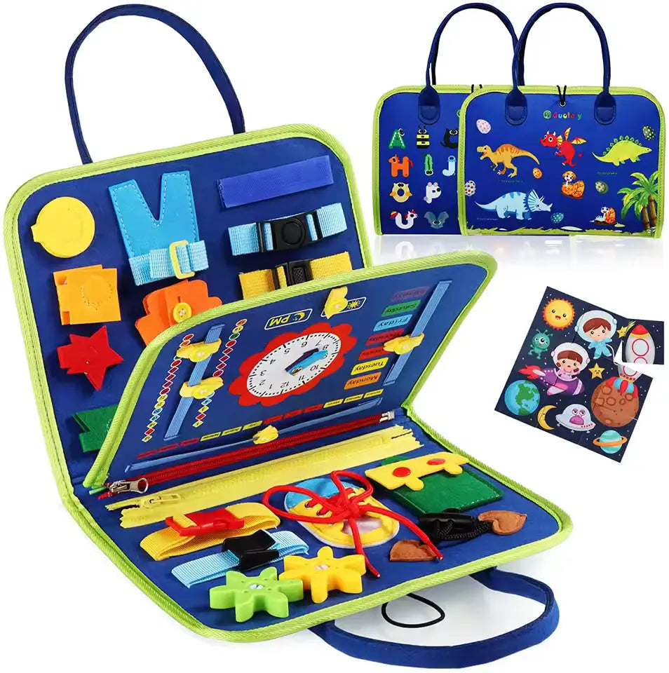 Montessori Busy Board for Toddlers KIDZEE
