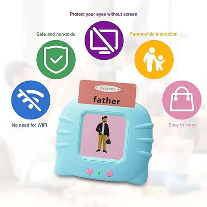 Kidzee™ Talking Flash Cards – Speech Learning for Toddlers KIDZEE